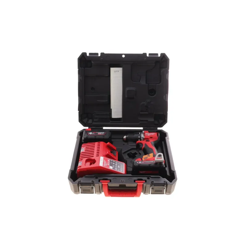 Дриль-шуруповерт акумуляторний MILWAUKEE M18 BLPDRC-422С 4933492825 (60.5 Nm/18V)