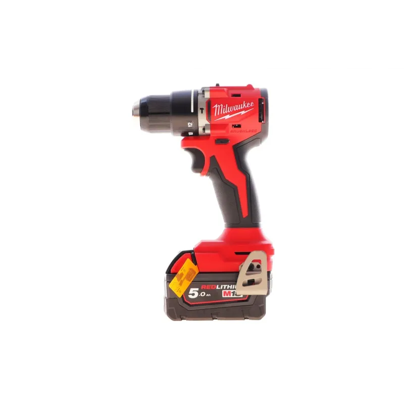 Дриль-шуруповерт акумуляторний MILWAUKEE M18 BLPDRC-502C 4933492826 (60.5 Nm/18V)