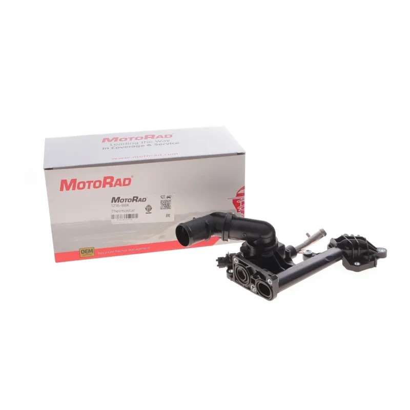 Термостат з корпусом MOTORAD 1216-88K (88°C) для Fiat Doblo, Alfa Romeo Giulietta, Jeep Cherokee