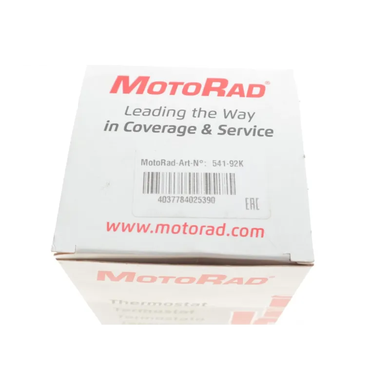 Термостат MOTORAD 541-92K 92°C для Opel Astra G/Vectra B/C 1.8i 16V 1995-2005 з ущільнювальним кільцем