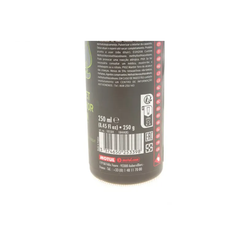 Засіб для очищення шолома MOTUL Helmet Interior Clean 250ml 102993