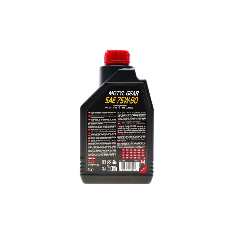 Олива 75W90 Motyl Gear (1L) (105783) (API GL-4/GL-5) (100093)
