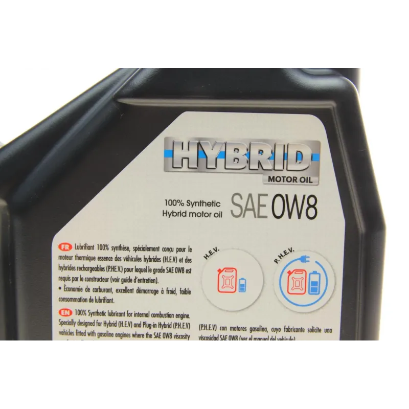 Олива 0W8 NGEN Hybrid (4L) (107155) (SAE J 300/ASTM D1298/ASTM D445/D4741/D2270) знятий з виробн