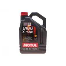Моторна олива MOTUL 8100 X-max 0W40 (5L) MB 229.5/VW 502.00/505.00/Volvo VCC 95200356/BMW LL-01 (348206)