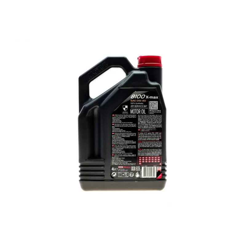 Моторна олива MOTUL 8100 X-max 0W40 4л (MB 229.5/VW 502.00/505.00/VOLVO VCC 95200356/BMW LL-01) 104532