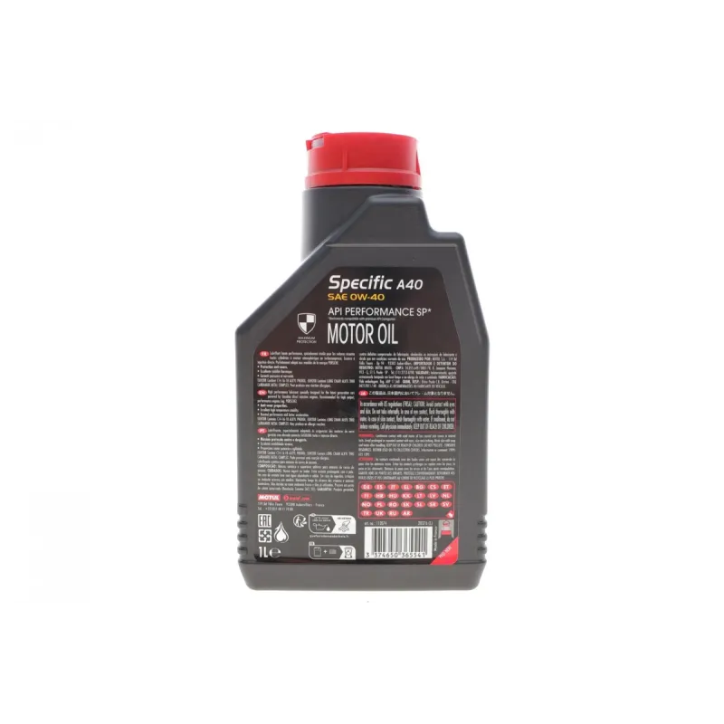 Моторна олива MOTUL Specific A40 0W40 (1L) ACEA A3/B3 API SP 112074