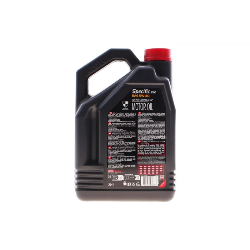 Моторна олива MOTUL SPECIFIC C40 5W40 (5L) ACEA C3/API SN/PORSCHE C40 348406