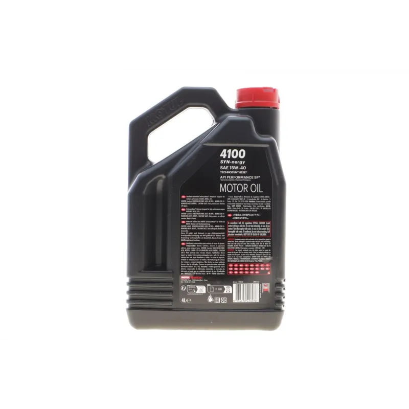 Моторна олива MOTUL 15W40 4100 Syn-nergy 4л API SP ACEA A3/B4 (113150)
