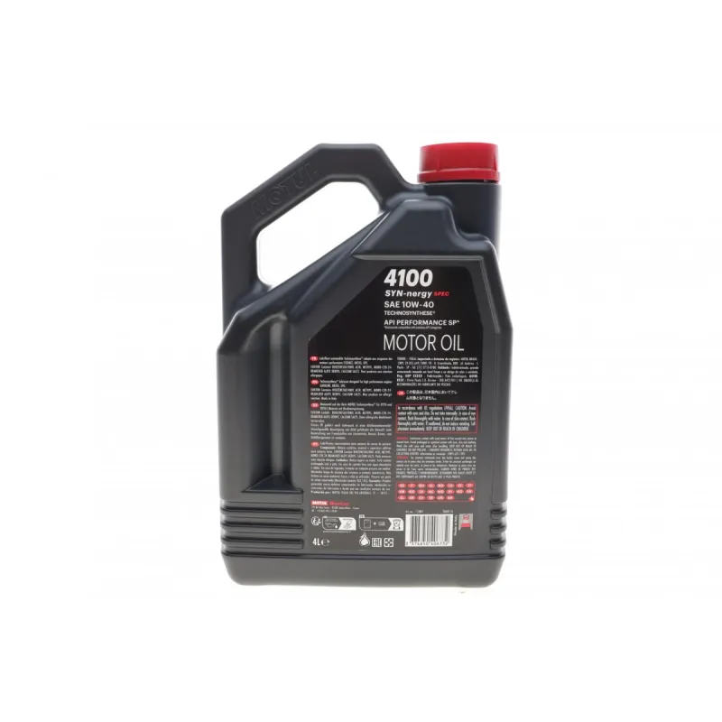 Олива 10W40 4100 Syn-nergy Spec (4L) (MB 229.3/RN0710/RN0700/PSA B71 2300/VW 501 01/VW505 00) (112891)