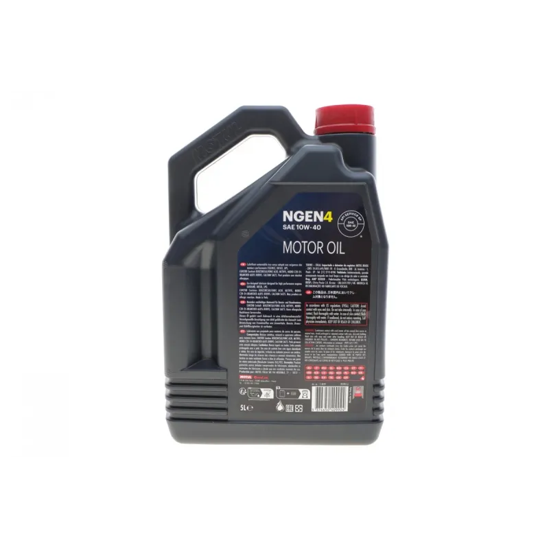 Моторна олива MOTUL NGEN 4 10W40 5л (MB 229.3/RN0710/RN0700/PSA B71 2300/VW 501 01/VW505 00) 387806