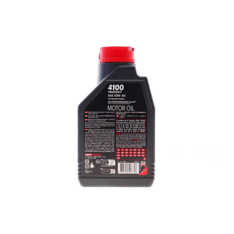 Моторна олива MOTUL 10W40 4100 PROTECT 1L (API SL/CF) 112999