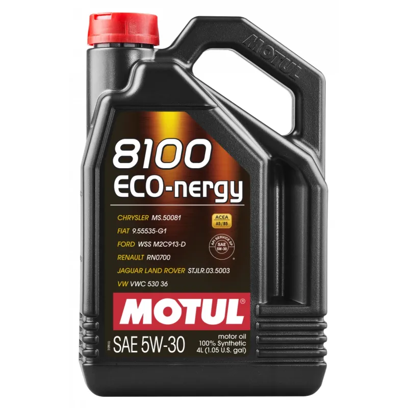 Олива 5W30 ECO-nergy 8100 (4L) (WSS M2C 913D/RN0700/STJLR.03.5003) (104257)