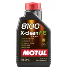 Моторна олива MOTUL 814101 5W30 X-clean FE 8100 (1L) ACEA C2/C3/API SP/MB229.52/PSA B71 2290/RN17
