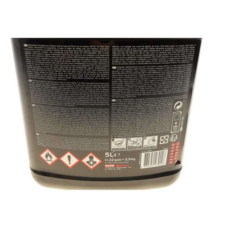 Засіб для очищення повітряних фільтрів MOTUL Air Filter Cleaner 816006 (5 л)