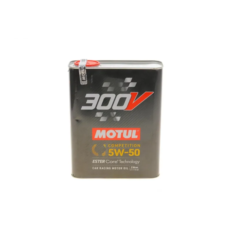 Моторна олива MOTUL 300V Competition 5W50 2л (артикул 826702) для легкового транспорту