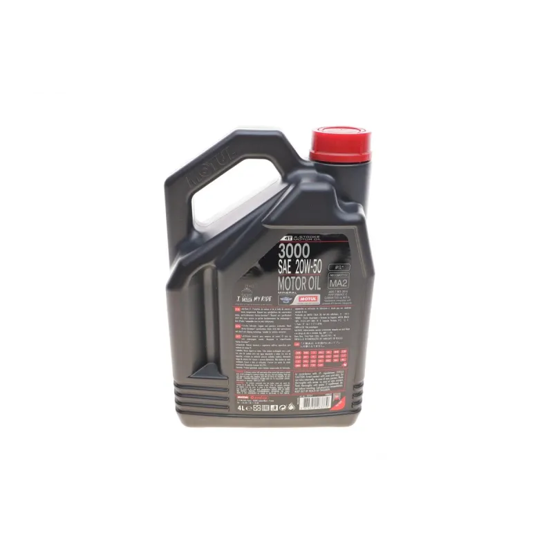 Мотомасло MOTUL 3000 20W50 4T 4л (104050) 837041