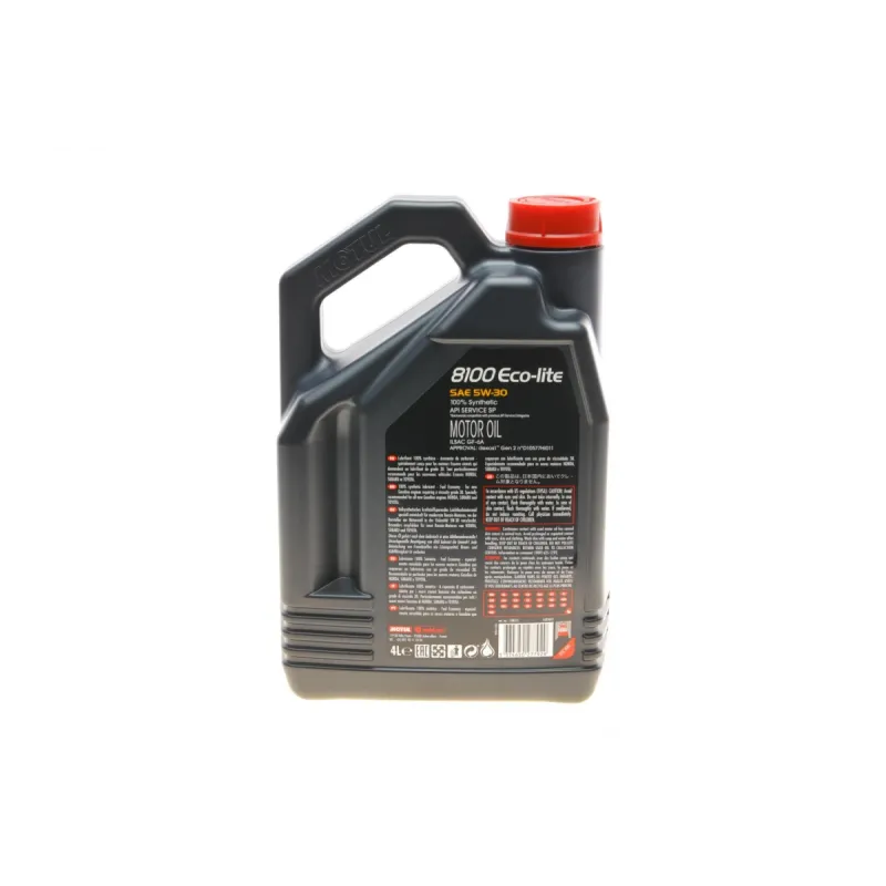 Олива 5W30 ECO-lite 8100 (4L) (GM-dexos1 GEN3/FORD M2C 929-A/M2C 946-A ) (108213/104988)