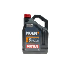 Мотомасло MOTUL NGEN 7 15W50 4T 4л API SP/JASO MA2 (артикул 111825)