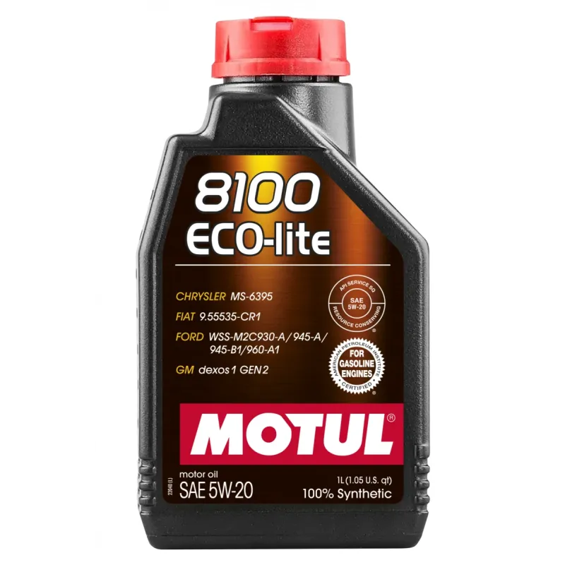 Олива 5W20 8100 Eco-lite (1л) (GM dexos1 GEN3/M2C 930-A/M2C 945-A) (109102)