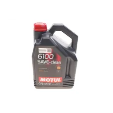 Купити Моторна олива MOTUL 841651 5W30 6100 Save-clean (5L) для FIAT 9.55535-S1/PSA B71 2290 | KovelAutoHub