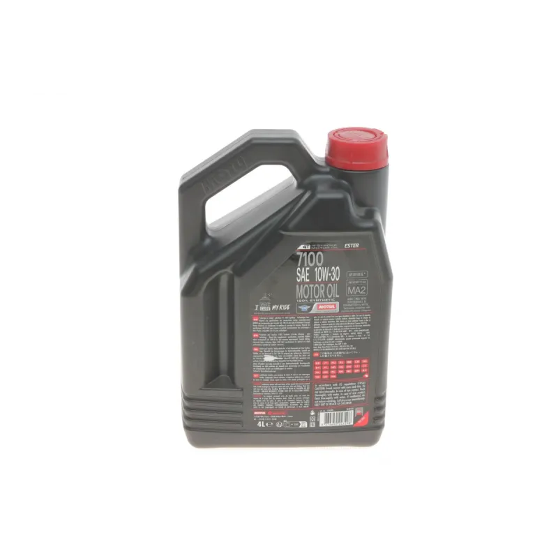 Мотомасло MOTUL 7100 4T 10W30 MA2 100% Синтетика 4л артикул 845441