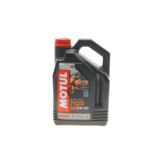 Мотомасло MOTUL 7100 10W60 4T MA2 100% Синтетика 4 л (845541)