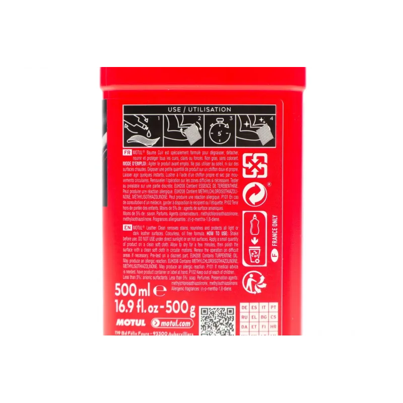 Засіб для догляду за шкірою CAR CARE Leather Cleaner (500ml) 110149