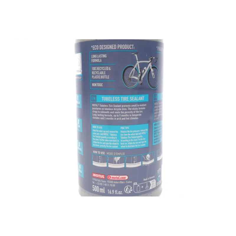 Герметик для наповнення вело шин Tubeless Tyre Sealant (500ml) (111385)