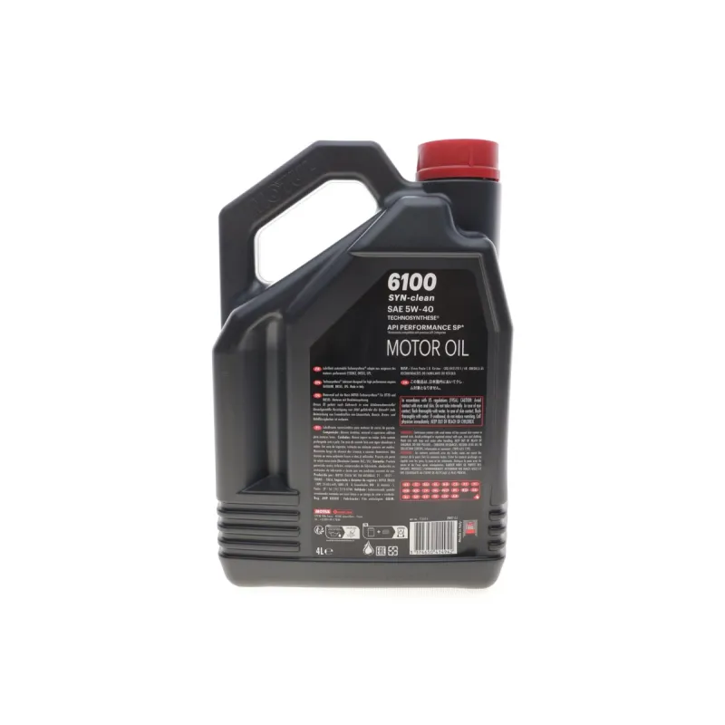 Моторна олива MOTUL 6100 Syn-clean 5W40 4л (113115) ACEA C3/API SP