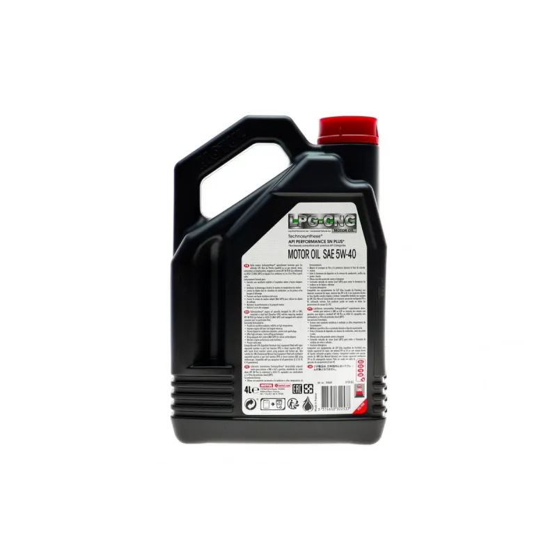 Олива 5W40 SAE LPG-CNG (4л) (ACEA C3/API PERFORMANCE SN PLUS)