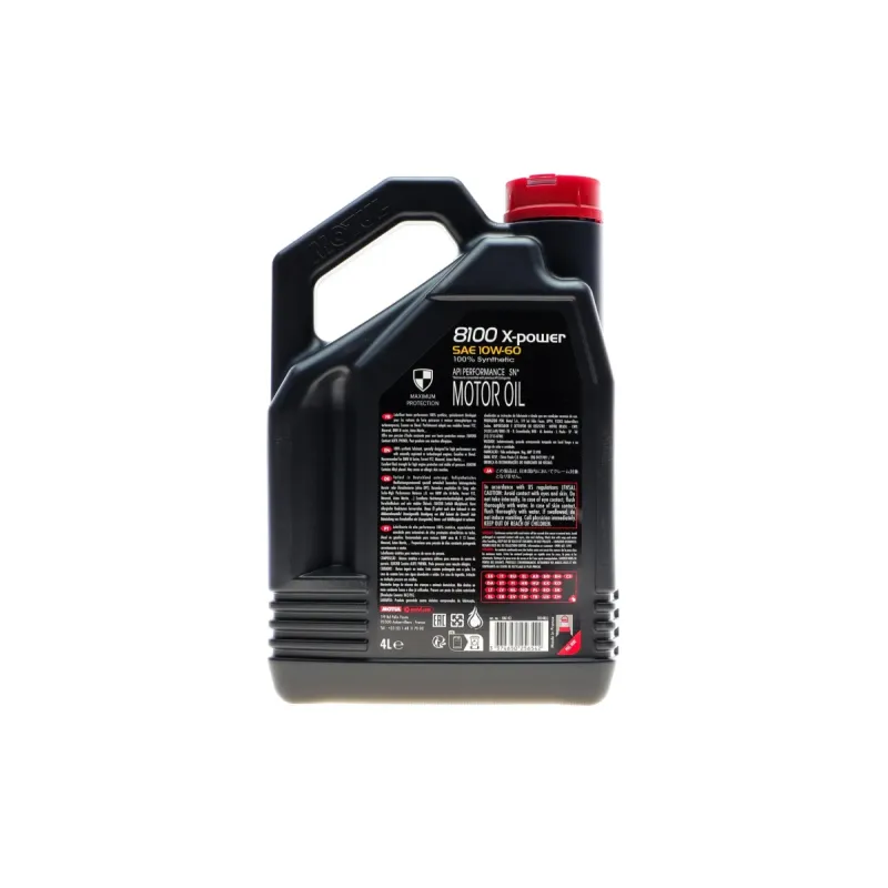 Моторна олива MOTUL 8100 X-Power 10W-60 4л (артикул 106143)