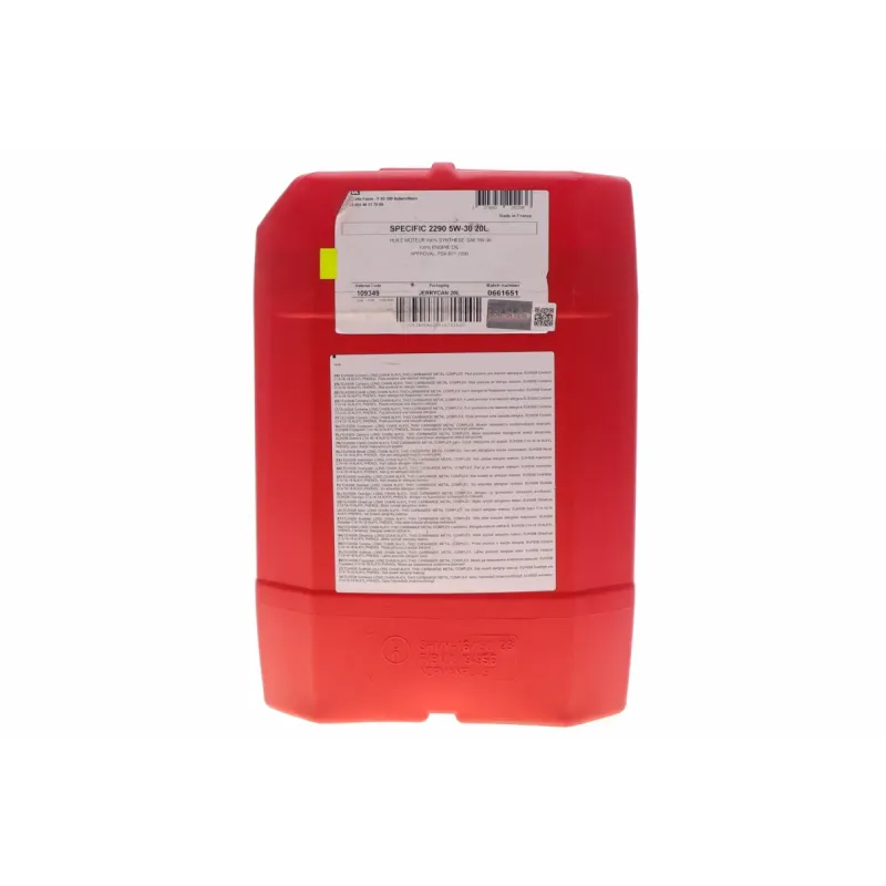 Олива 5W30 Specific 2290 (20 л) (ACEA C2/PSA B71 2290) (109349) знято з виробн/заміна на 814122