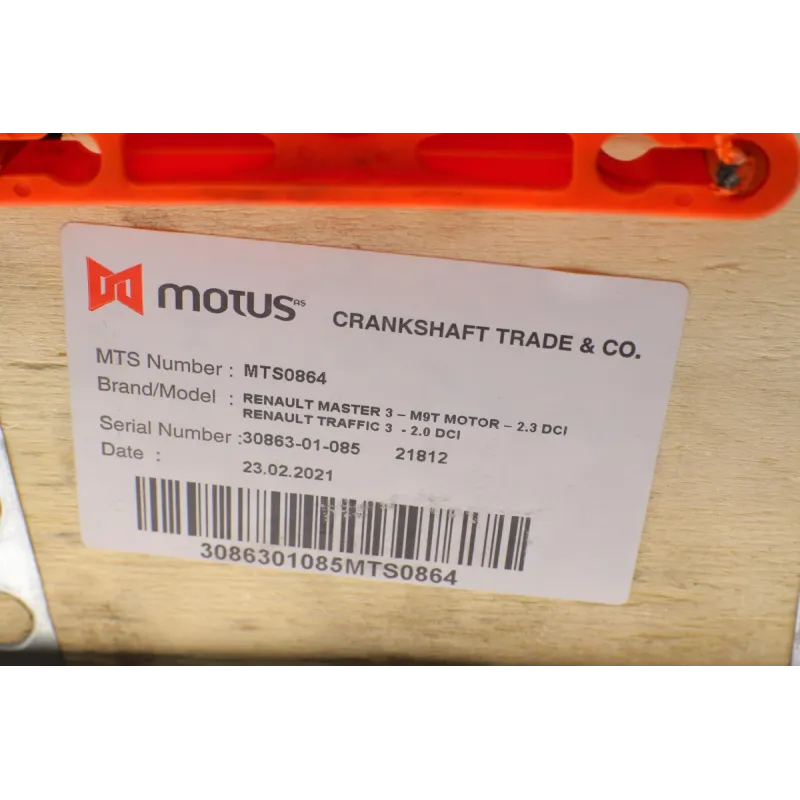 Колінчастий вал MOTUS MTS 0864 для Renault Master 3, Trafic 2.3dCi/2.0dCi 2010-