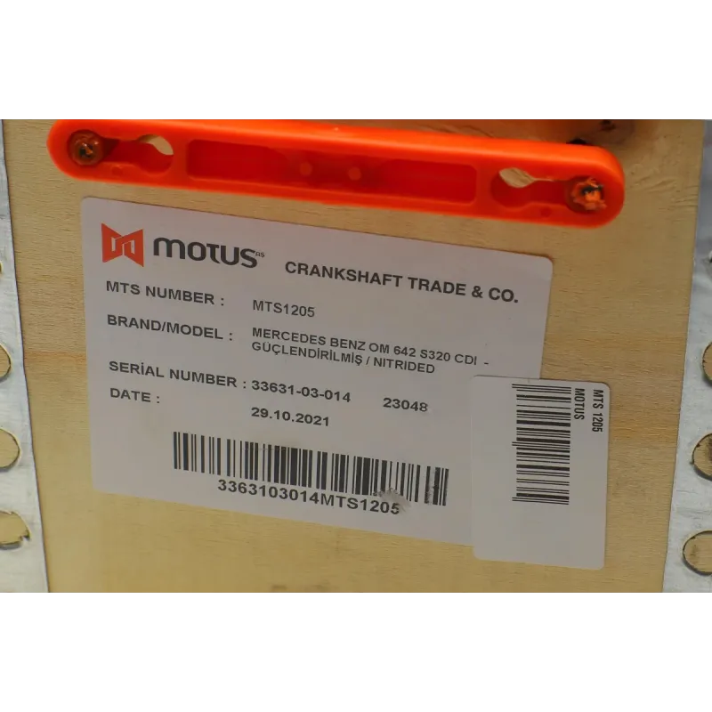 Колінчастий вал MOTUS MTS 1205 для Mercedes-Benz C-Class W204, E-Class W212, CLS C218/C219 OM642