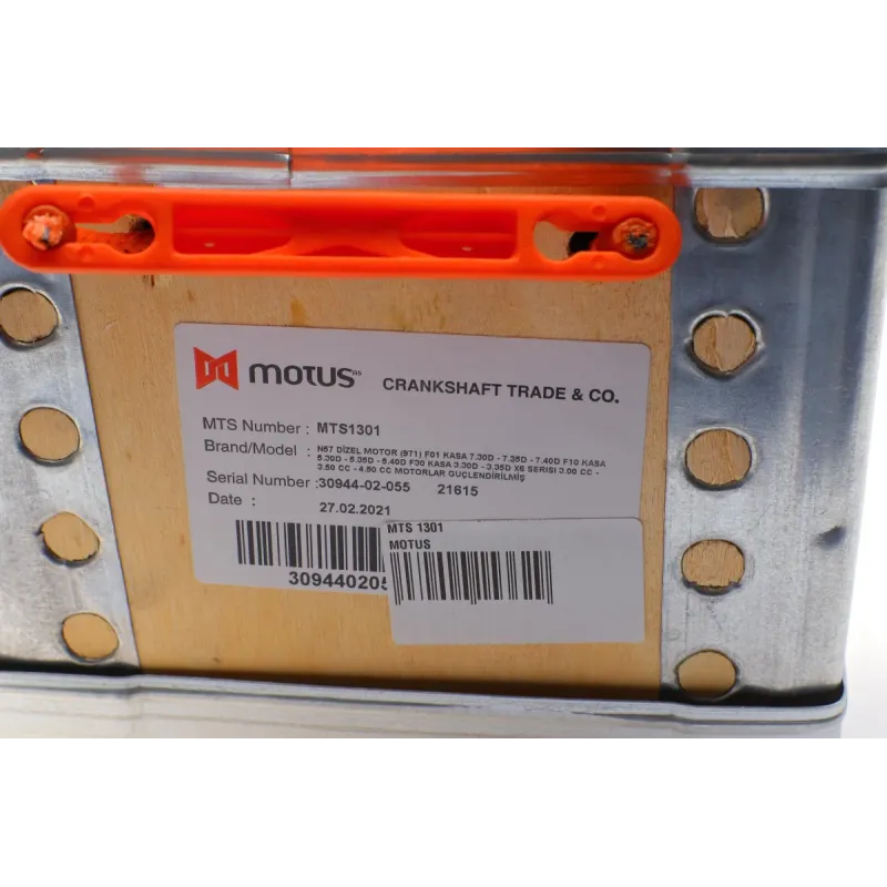 Колінчастий вал MOTUS MTS 1301 для BMW 3 (E90-E93)/5 (F10)/X3 (F25) 3.0D N57 2012-2020