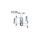 Автолампа NARVA W2.3W 12V 2.3W W2x4.6d (без цоколя) 170733000 для Alfa Romeo 147, 159, Audi 100