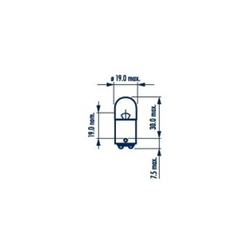 Автолампа R5W 12V 5W BA15d NARVA 171723000 для Ford Escort, Nissan Trade, Peugeot 207