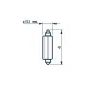 Автолампа софітна NARVA 175123000 12V 18W SV8.5 (15x41mm)