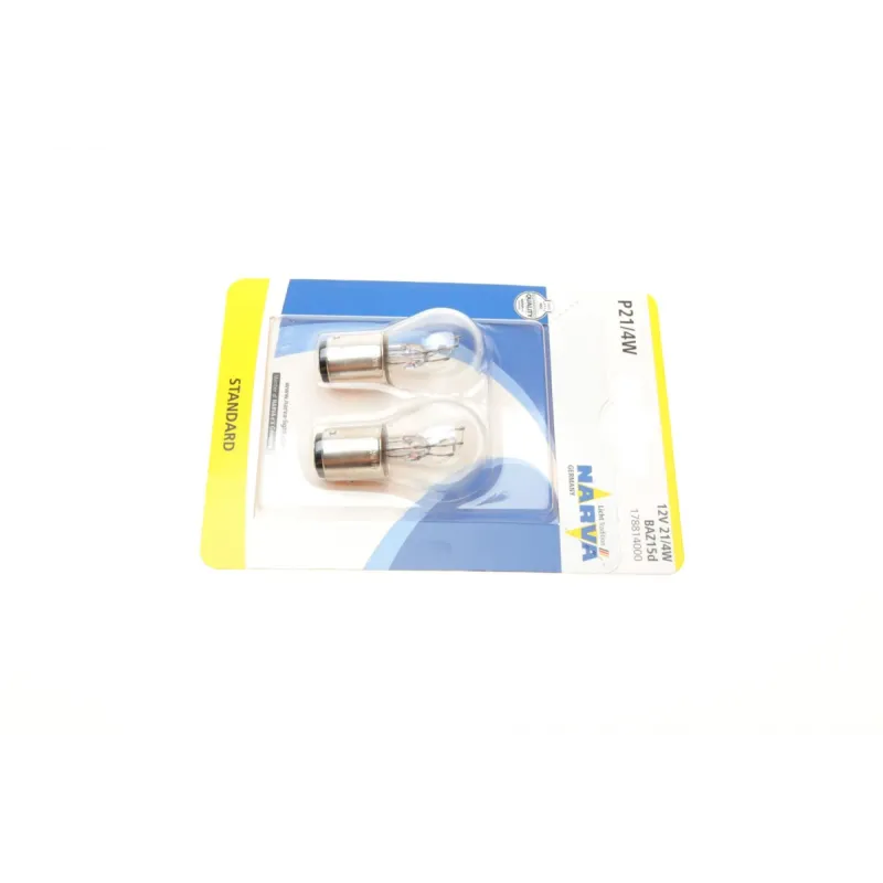 Автолампа P21/4W 12V 21/4W BAZ15d NARVA 178814000 для BMW 3 (E36) 1990-1998, BMW 3 (E46) 1998-2005