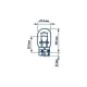 Автолампа W21/5W 12V 21/5W W3x16q Standard (без цоколя)