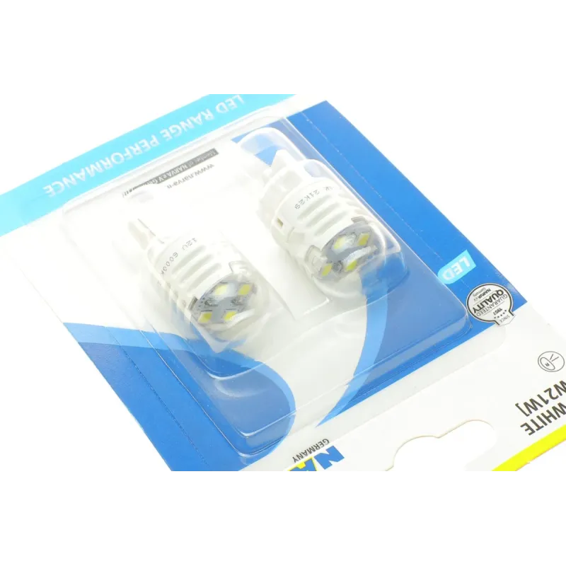 Автолампа W21W 12V 21W W3x16d LED біла NARVA 180994000 для Audi A1, A3, ABARTH 124 Spider