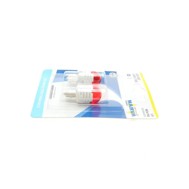 Автолампа W21/5W 12V 21/5W W3x16q (LED) (червона) (к-кт 2шт.)