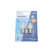 Автолампа LED PY21W 12V 2.15W BAU15s жовта NARVA 181494100 (комплект 2 шт.)