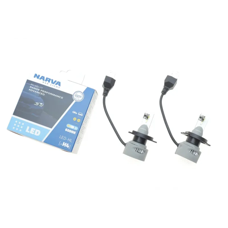 Автолампа H4/H19 12/24V 19W P43t-3/PU43t-3  Performance Advance LED 6000K 1500/1100lm (к-кт 2 шт)
