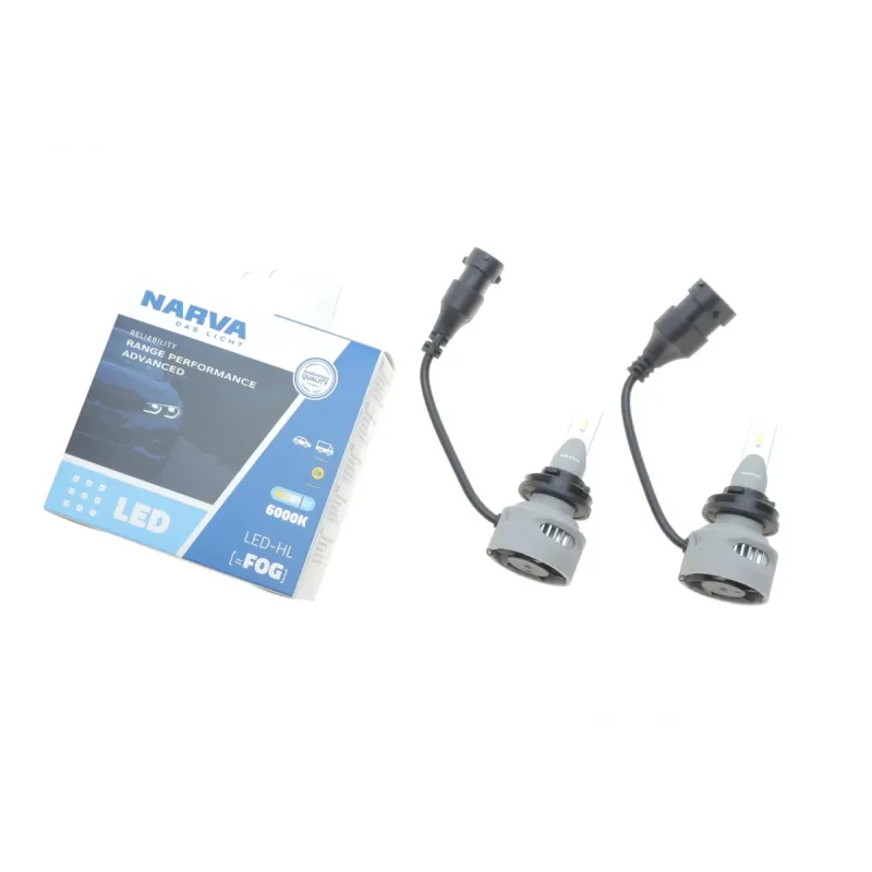 Автолампа H8/H11/H16 Fog 12/24V 19W PGJ19-1/2/3  Performance Advance LED 6000K 1700lm (к-кт 2 шт.)
