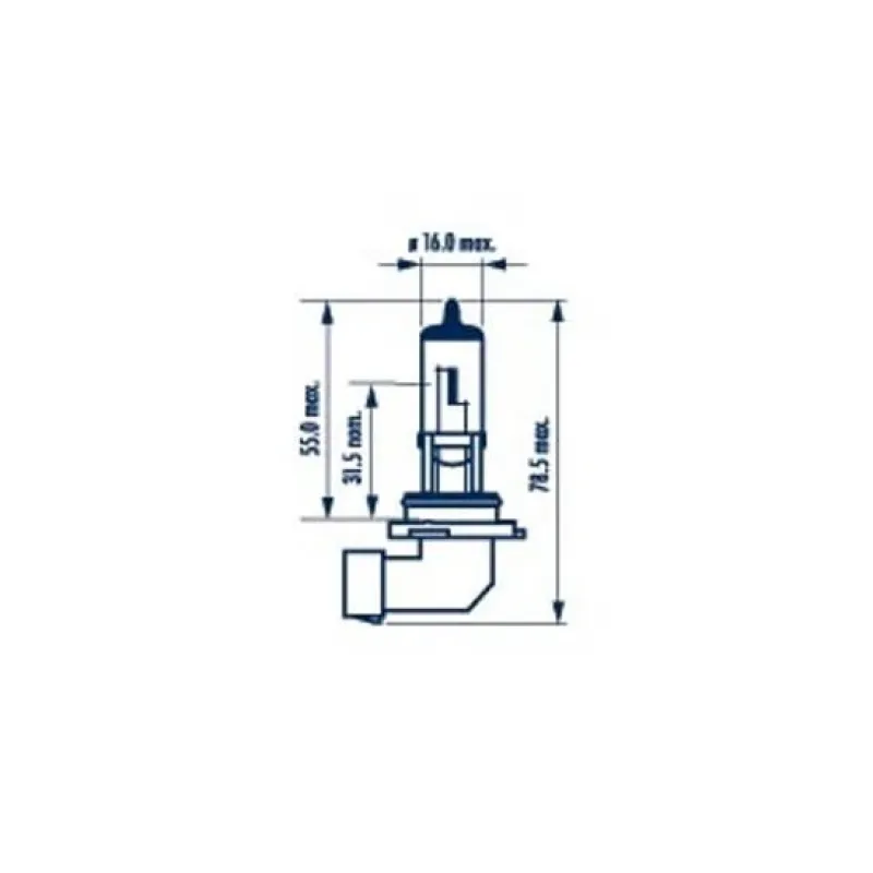 Автолампа HB4/9006 12V 55W P22d Range Power Blue + (3700K)