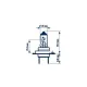 Автолампа NARVA H7 12V 55W PX26d Range Power Blue+ (3700K) 486382100 (к-кт 2 шт.) для Alfa Romeo 147, 156
