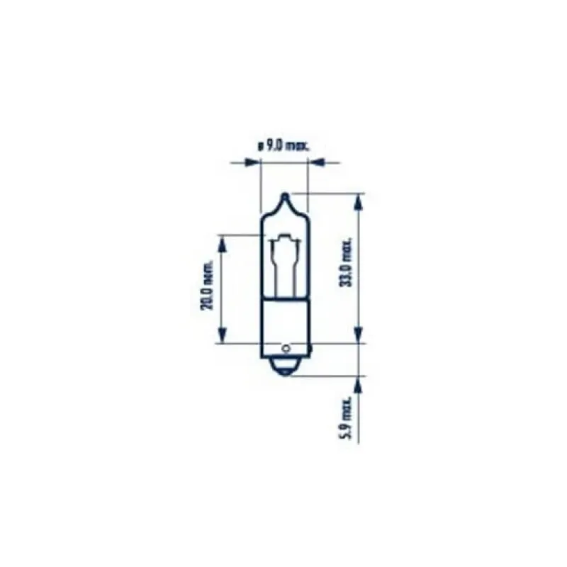 Автолампа NARVA H21W 24V 21W BAY9S 681963000 для MAN TGL