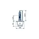 Автолампа D2R 85V 35W P32d-3 Xenon