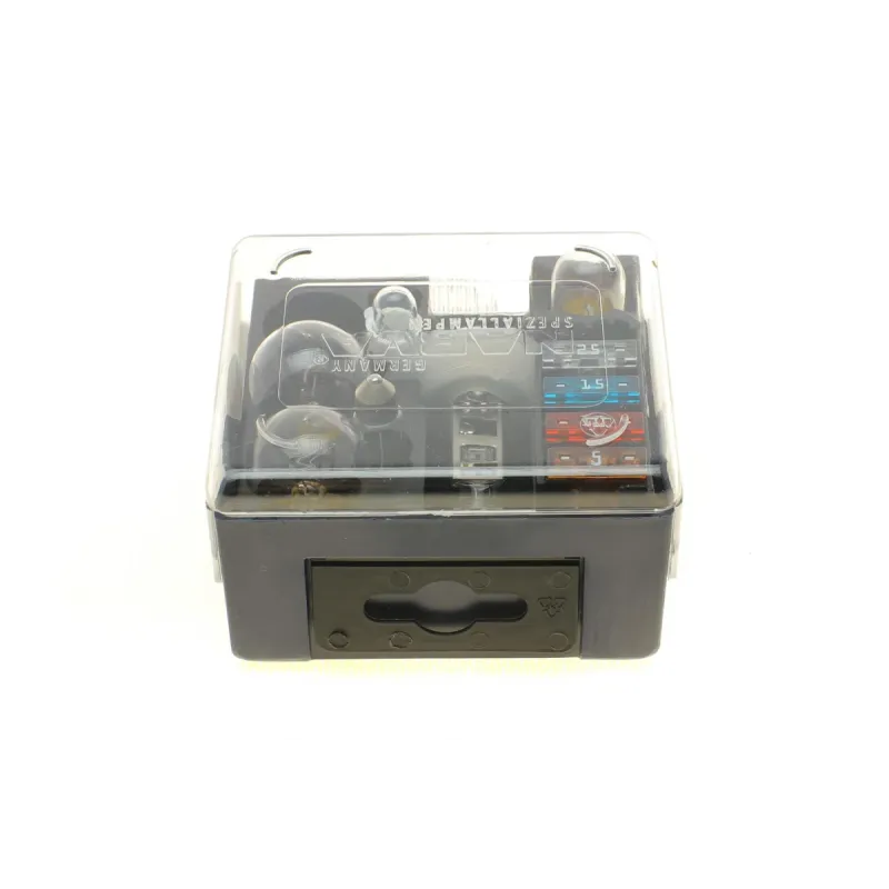 Комплект автоламп H1 12V (P21/4W, P21W, R5W, C5W, T4W) + 4 запобіжники NARVA 983043000